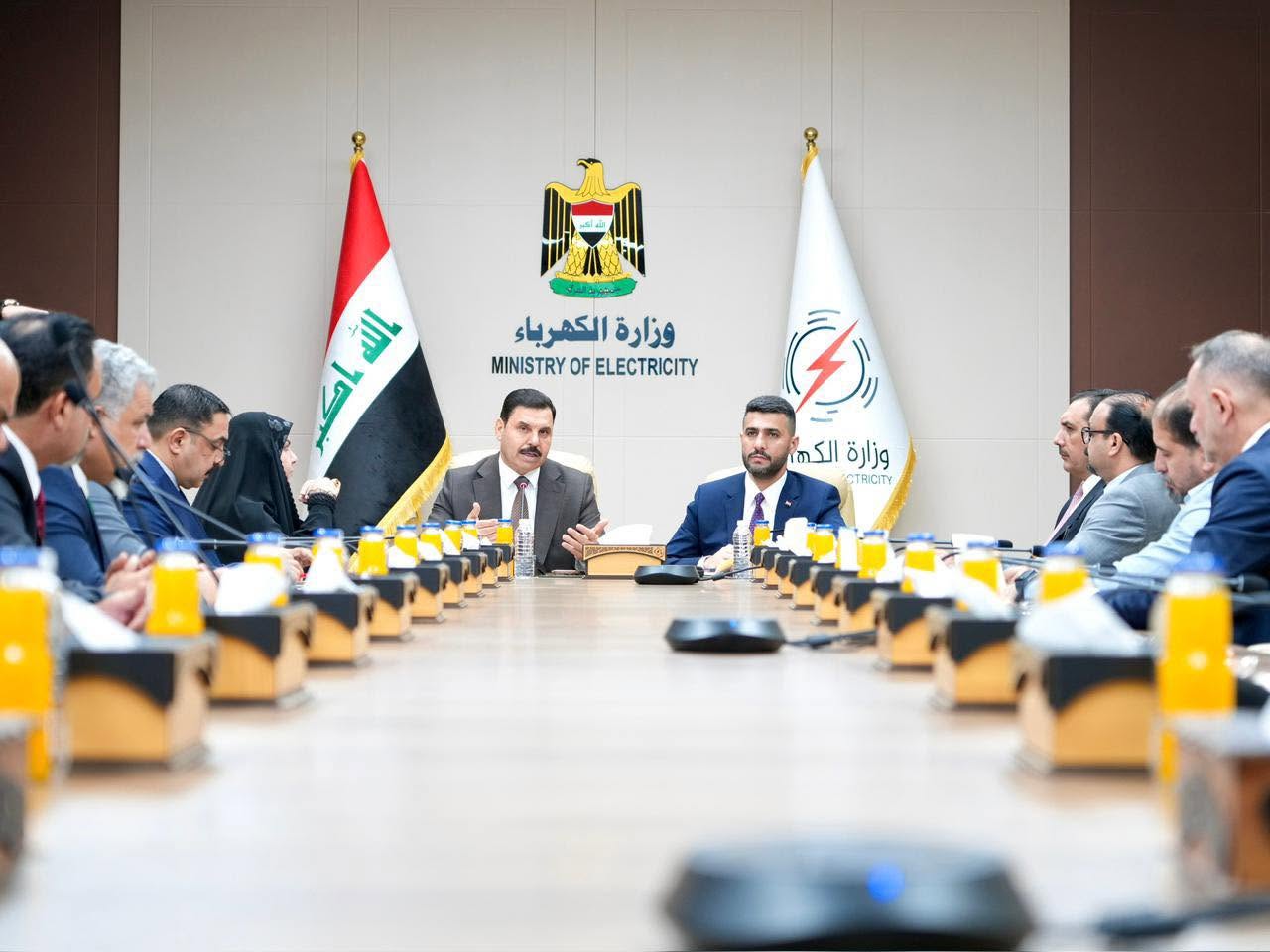 لجنة النزاهة النيابية تبحث مع وزارة الكهرباء العقود وآليات مكافحة الفساد