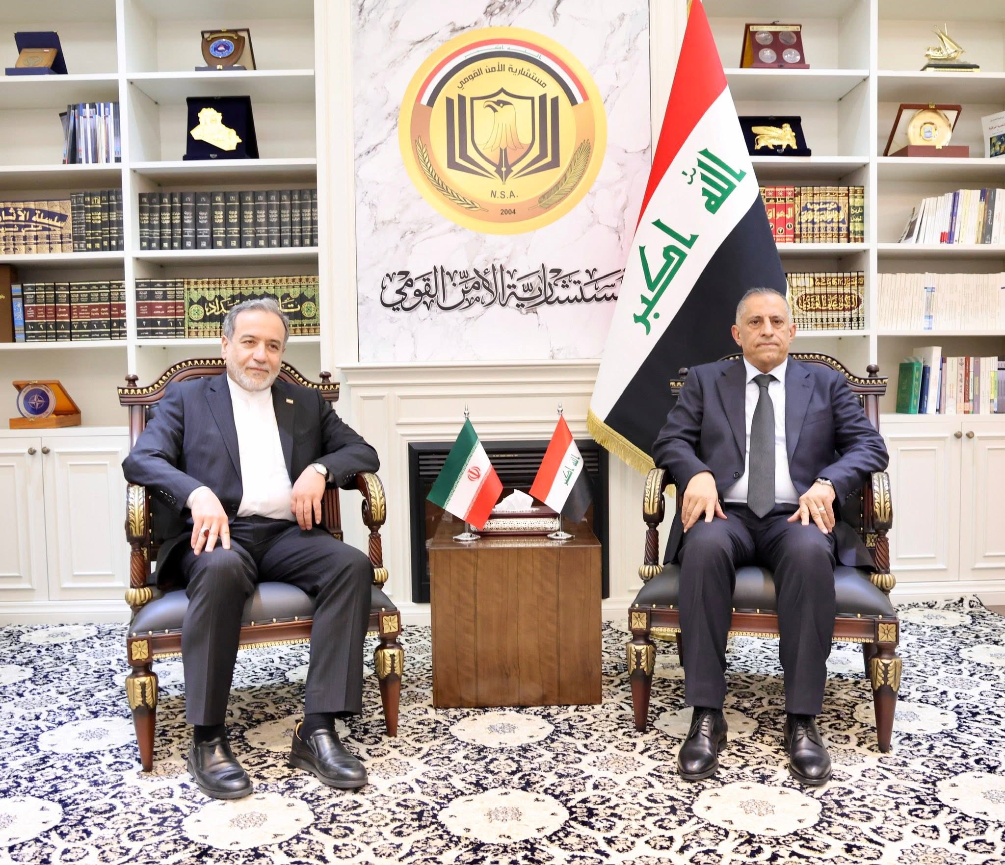 مستشار الأمن القومي يؤكد لعراقجي: العراق لن يسمح بأي اعتداء على دول الجوار