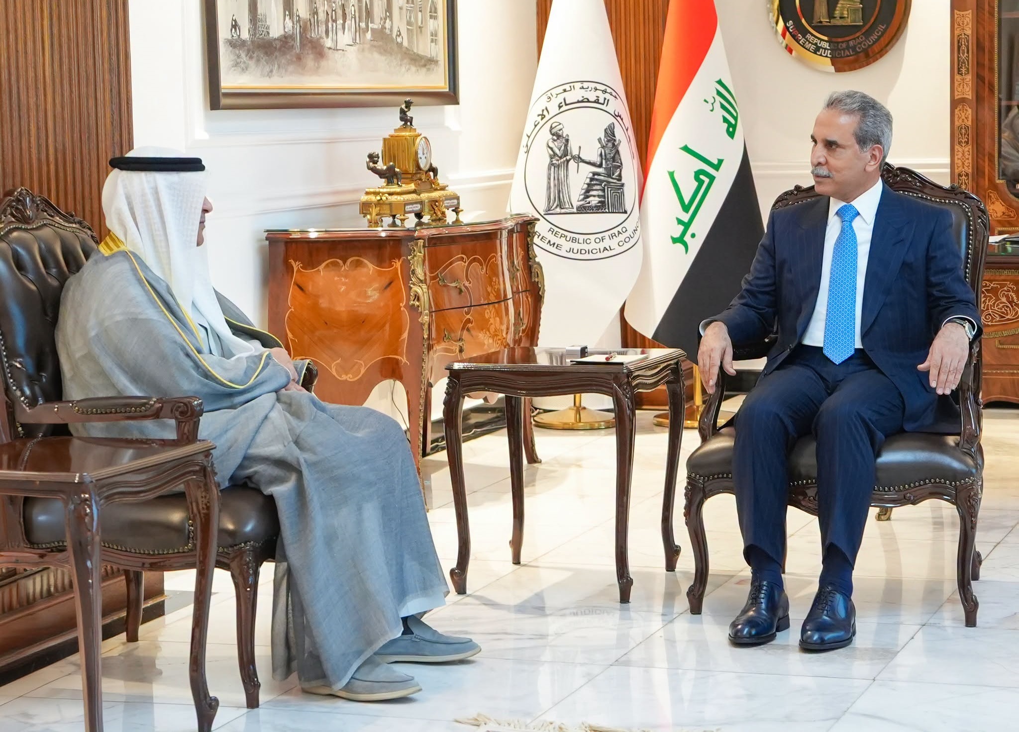 لقاء قضائي رفيع في بغداد لبحث توسيع التعاون القانوني مع مجلس التعاون الخليجي