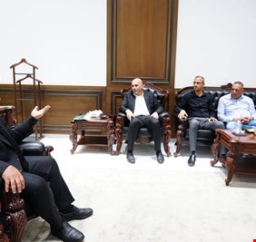 خلال زيارته محافظة كربلاء .. مدير عام الطرق والجسور يلتقي السيد المحافظ