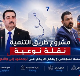 طريق التنمية.. رؤية اقتصادية أرساها السوداني، ويشرع الزيدي اليوم بتنفيذها