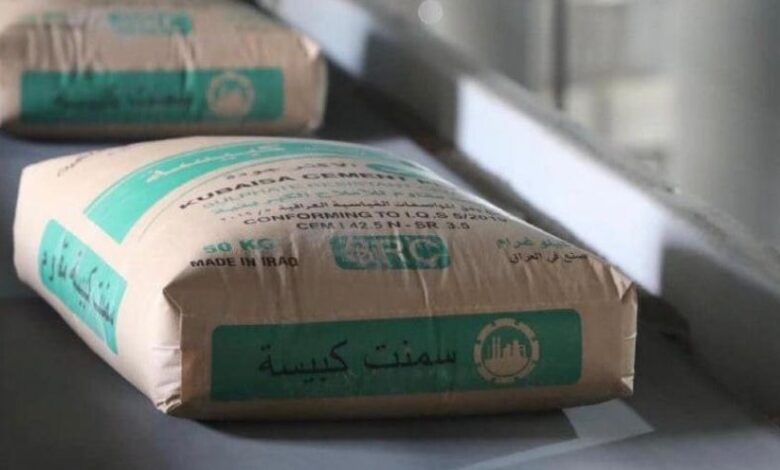 العراق يعلن تصدير أكثر من 7 آلاف طن من مادة الأسمنت إلى سوريا شهرياً