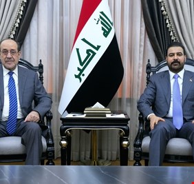 المالكي يؤكد دعمه للحكومة في استكمال الكابينة وحصر السلاح بيد الدولة