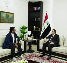 السوداني ونشأت أكرم يبحثان تطوير الرياضة العراقية ودعم المواهب