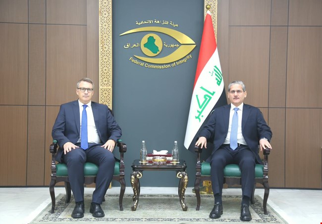 النزاهة والسفارة التركية تبحثان تعزيز التعاون في مكافحة الفساد واسترداد الأموال والمطلوبين