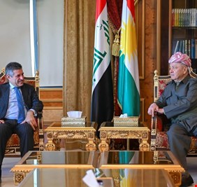 بارزاني وفاغن يبحثان أمن العراق.. واشنطن: أي تهديد للعراق تهديد للجميع