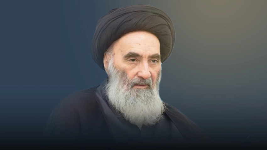 مكتب السيستاني يطلب إطلاق سراح شاب أحرق صورة المرجع