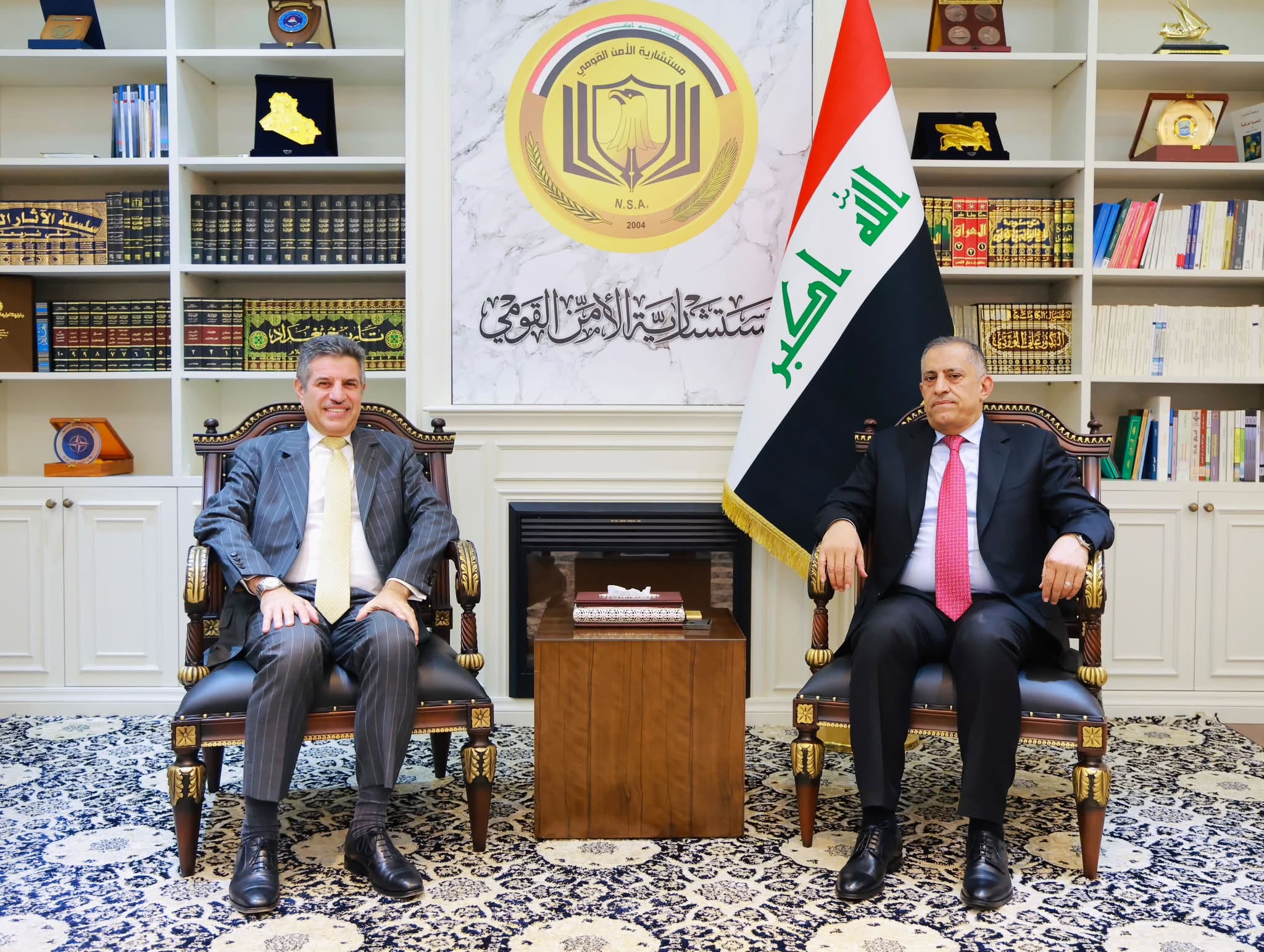 العبودي أمام واشنطن: قرار حصر السلاح بيد الدولة ماض بلا تراجع