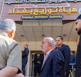 وزير النفط يوجه بتكثيف المتابعة لضمان انسيابية تجهيز الوقود في بغداد