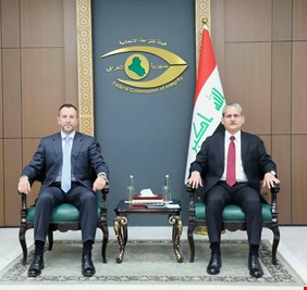 رئيس هيئة النزاهة والسفير الإيطالي يحذّران من خطر الفساد ويتفقان على التعاون في التصدي له