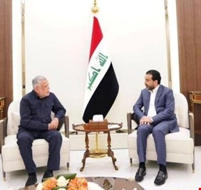 الحلبوسي والعامري يؤكدان ضرورة الإسراع في استكمال الكابينة الوزارية