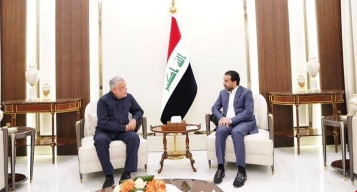 الحلبوسي والعامري يؤكدان ضرورة الإسراع في استكمال الكابينة الوزارية