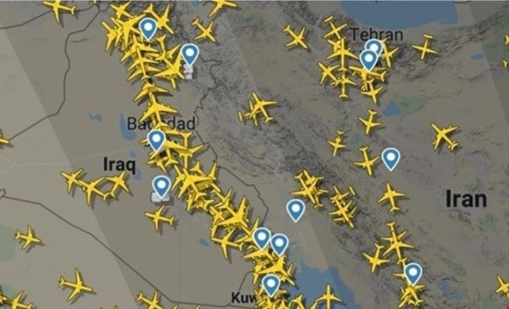 ارتفاع حركة الطيران العابر للأجواء العراقية بنسبة 31 بالمئة