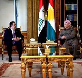 السوداني وبارزاني يبحثان استكمال تشكيل الحكومة والموازنة والعلاقات بين بغداد وأربيل
