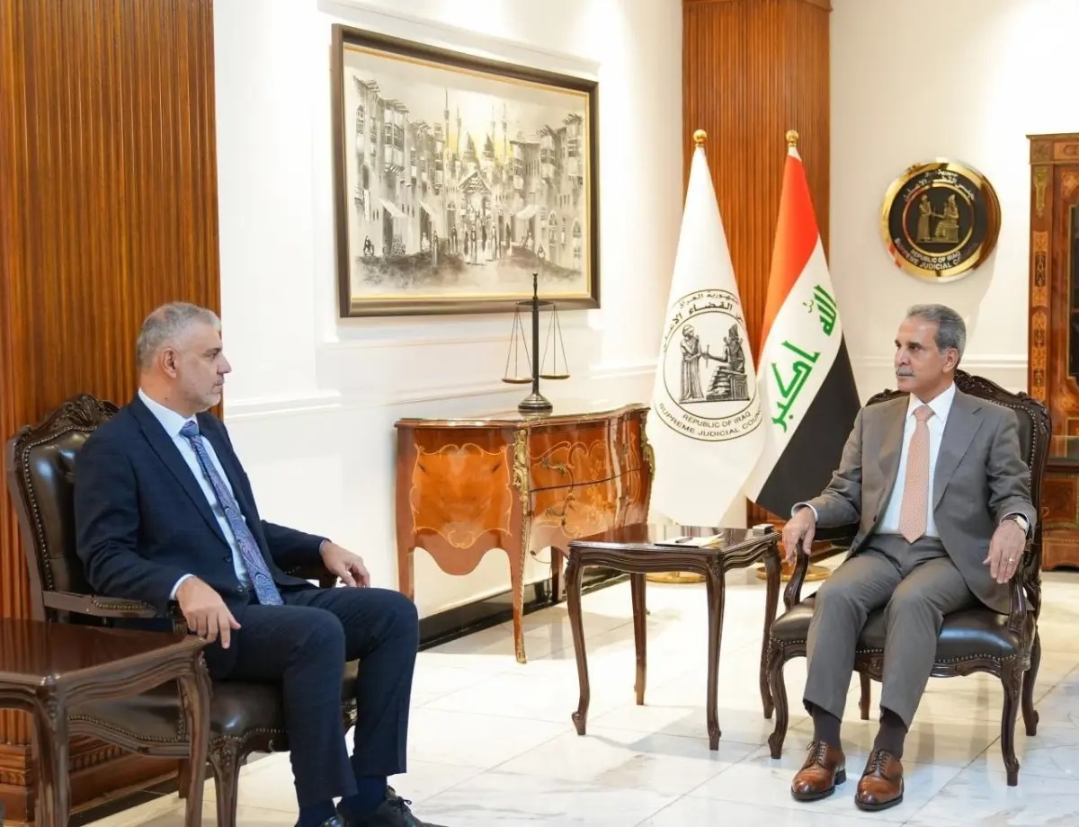زيدان يهنئ الدراجي بتوليه وزارة الاقتصاد الرقمي ويبحثان الإطار القانوني لعملها