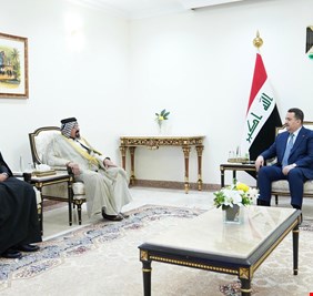 السوداني يبحث احتياجات أهالي شمال البصرة مع شيخ عام عشائر المنصوري