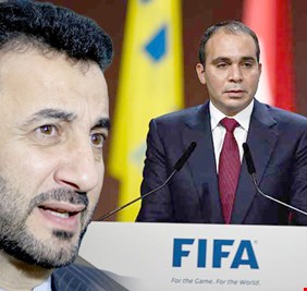 الامير علي بن الحسين في بغداد باول زيارة لمسؤول رياضي كبير بعد رفع الحظر