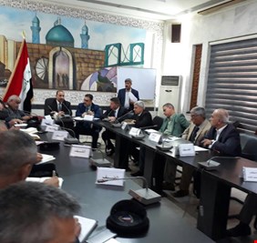 محافظ بغداد يبحث انشاء مشروع لتدوير النفايات، ويناقش الوضع الأمني المتردي في الكرادة