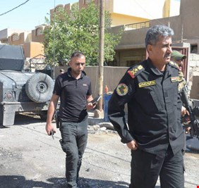 بالصور ،،، الساعدي وجنوده الأبطال يحررون آخر معاقل داعش في حي الصحة..