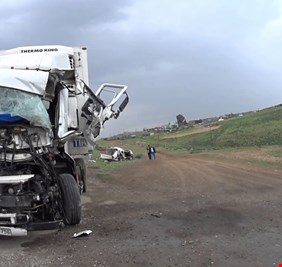 جدار عازل للحد من حوادث الطرق بين أربيل وكركوك