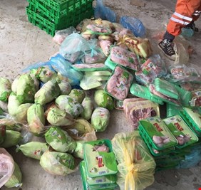 السماوة تتلف دجاج مجفف غير صالح للاستهلاك