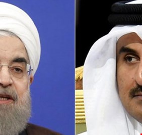 روحاني يرسل رسالة شفوية سرية الى تميم