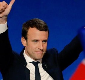 ماكرون اول رئيس يهنئ بتحرير الموصل