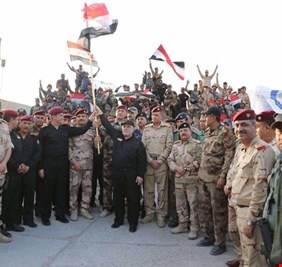 العبادي يعلن رسمياً النصر المؤزر في الموصل