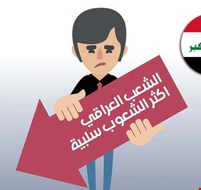 العراقيون أكثر شعوب العالم سلبية