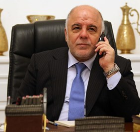 العبادي يتلقى اتصالا هاتفيا من تيريزا ماي