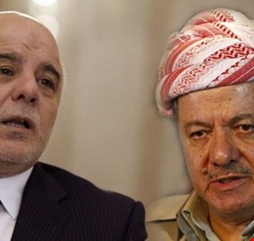 ماحقيقة تهديد البارزاني للعبادي , وما دور عكاظ السعودية