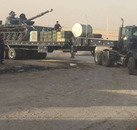 لواء مدرع في الحشد الشعبي يتحرك باتجاه تلعفر