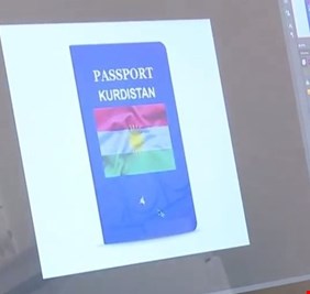 شاب كردي يستبق أنفصال كردستان بأصدار جواز سفر