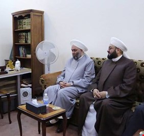 الملا يزور الصدر في الحنانة