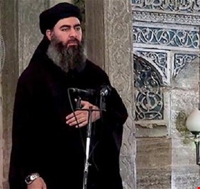 بعد أنتصارت تلعفر أبو بكر البغدادي يظهر في هذا المكان