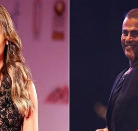 عمرو دياب والشربيني في طائرة خاصة.. هل تزوجا بالفعل؟