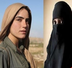 الداعشية هاجر تفتخر بحملات التعذيب الوحشي التي قامت بها