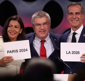 باريس ولوس أنجليس تفوزان باستضافة دورة الألعاب الأوليمبية في 2024 و 2028