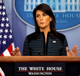 سفيرة الولايات المتحدة : لا دور لإيران في سوريا ما بعد داعش