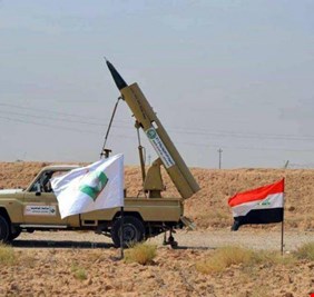 الحشد الشعبي يصنع صاروخا ويجري عملية إطلاق تجريبية