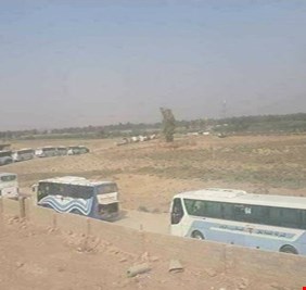 بغداد تنقل عوائل الدواعش بـ 120 حافلة الى هذه المنطقة !
