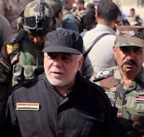 العبادي يعلن انطلاق عملية تحرير الحويجة