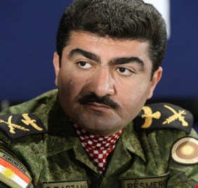 قائد قوات البيشمركة يعرب عن 