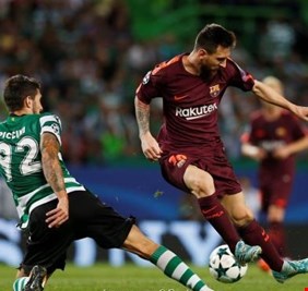 برشلونة يعبر فخ سبورتنج لشبونة بهدف