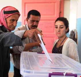 فيديو يظهر قائد داعش في سنجار يدعو للمشاركة في الاستفتاء الكردي