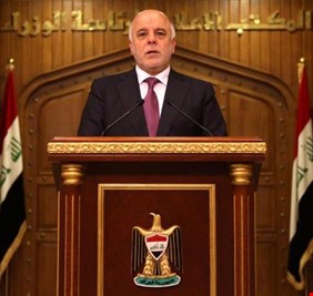 العبادي يضع شرطين للحوار مع اقليم كردستان