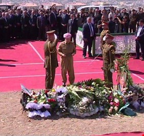 دولة القانون: لهذا السبب رفع بارزاني علم العراق عن تشييع طالباني