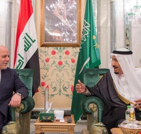 العبادي مع عشرة وزراء من حكومته في الرياض اليوم.. وأنباء عن اتفاق كبير سيتم التوقيع عليه غداً ..