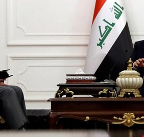 العبادي يستقبل تيلرسون ويدافع عن الحشد الشعبي، مؤكداً هويته العراقية ..