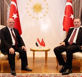 اردوغان يجتمع مع العبادي في انقرة